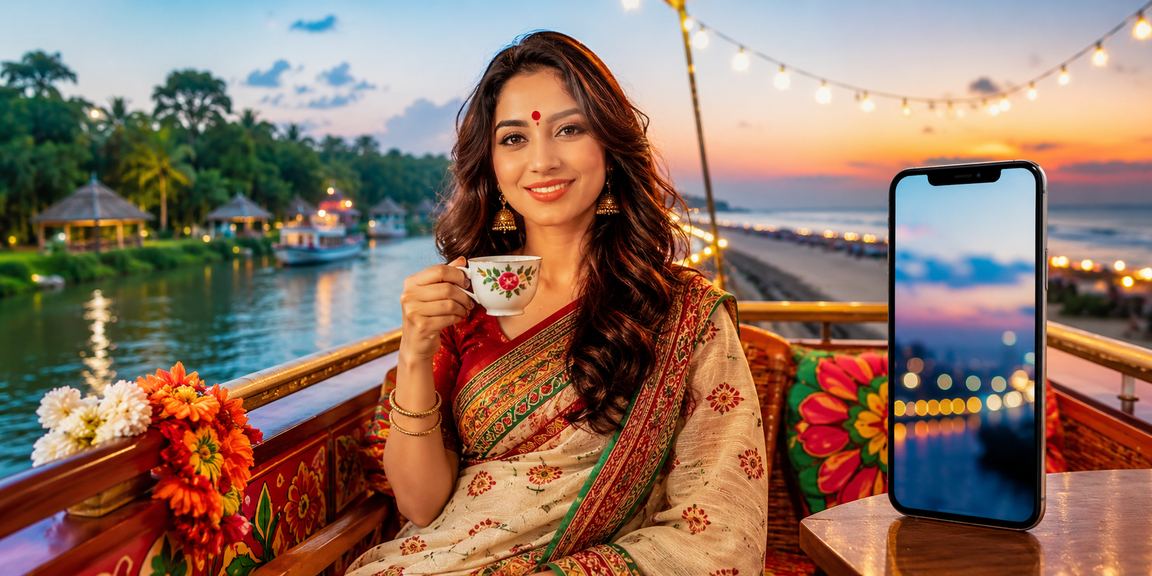কক্সবাজারের মোবাইল ক্যাসিনোতে পহেলা বৈশাখ উদযাপনের দৃশ্য
