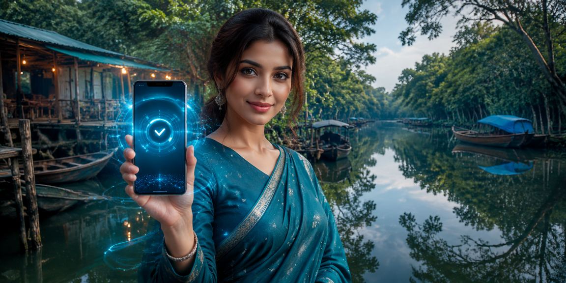 সিলেটে ডিপোজিট করছেন একজন গেমার মোবাইলের মাধ্যমে